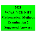 Detailed answers 2021 VCAA VCE NHT Mathematical Methods Examination 2